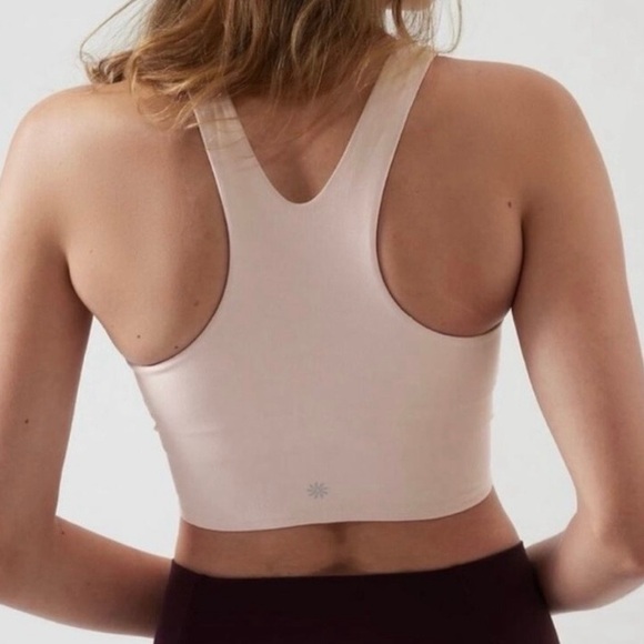 Item sold! Athleta Conscious Crop, Size XL, Ballet Pink, Removable Pads, EUC, - Picture 3 of 14